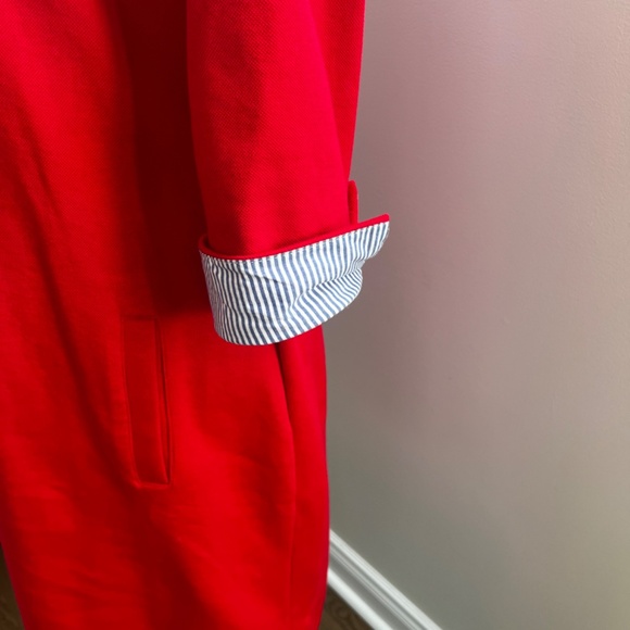 Tailored casual red dress - Picture 3 of 5